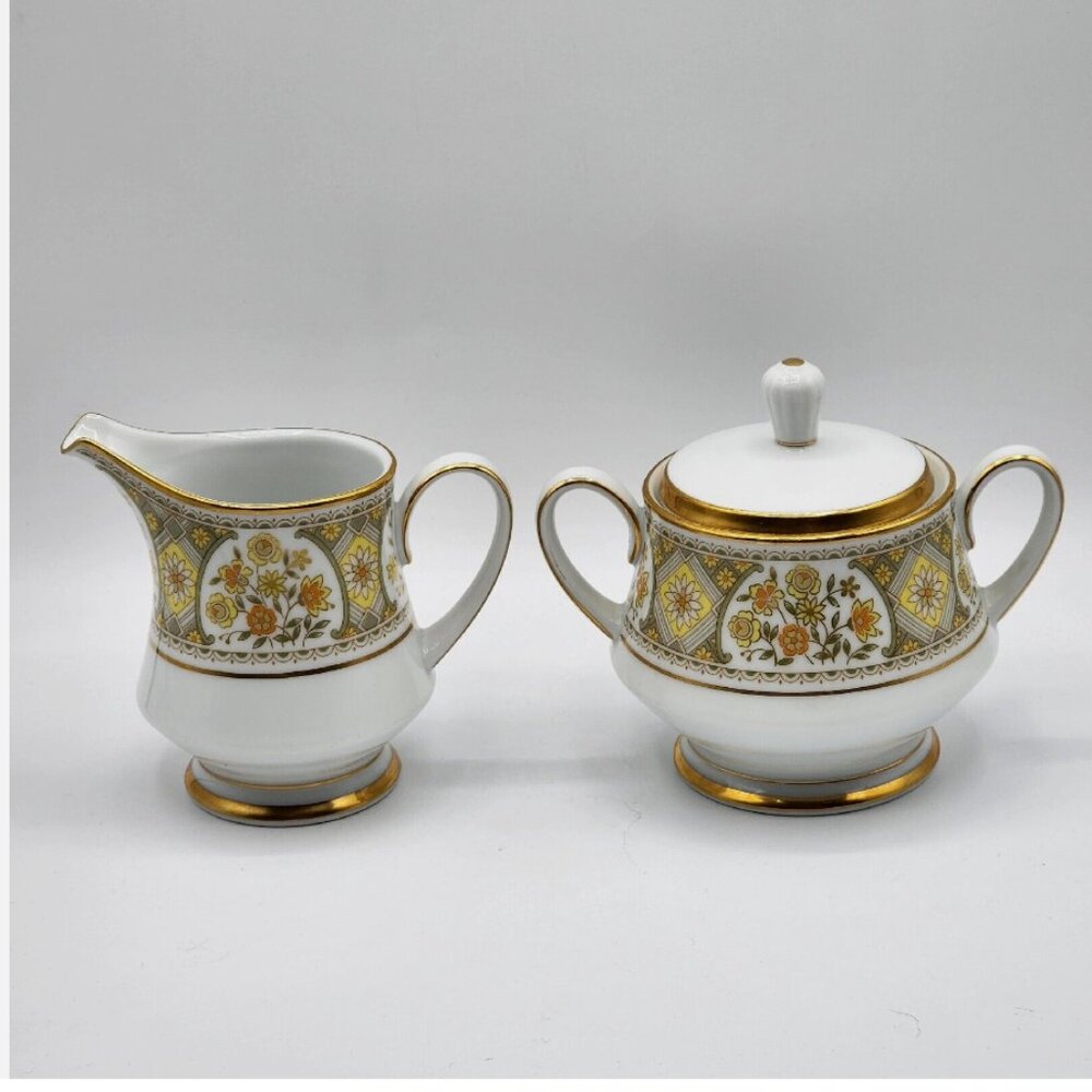 Noritake Aida sugar bowl/creamer set ( New with box)
